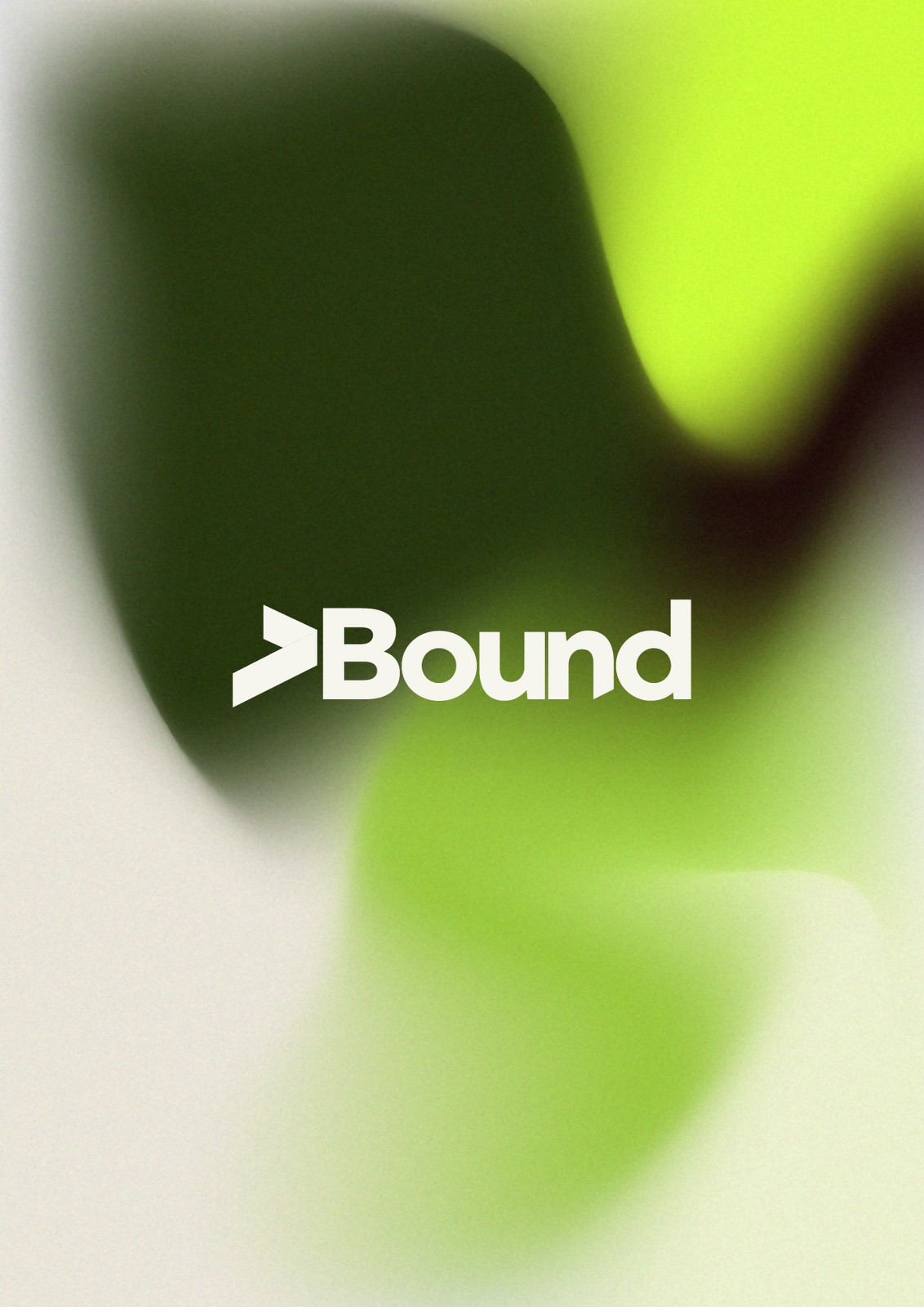 Bound abstract gradient poster