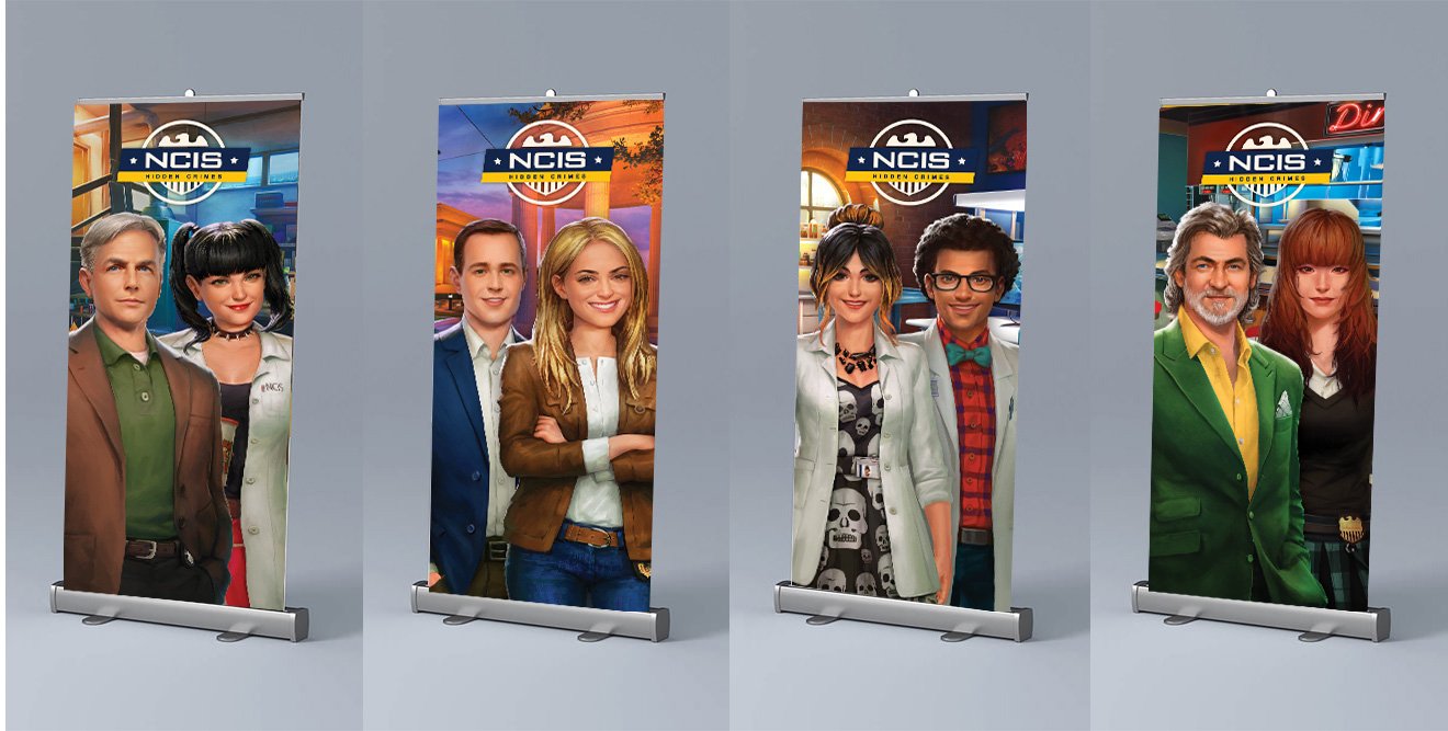 NCIS: Hidden Crimes kakemono print mockup